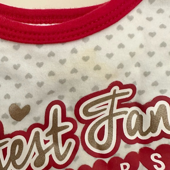 18mo Girl San Francisco 49ers onesie “Cutest Fan” - Picture 3 of 3